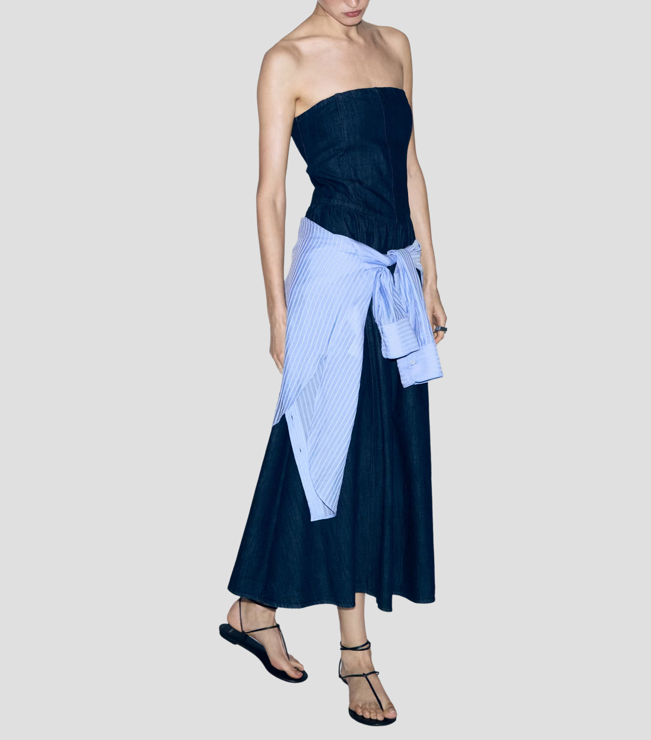 Vestido largo sólido Mujer